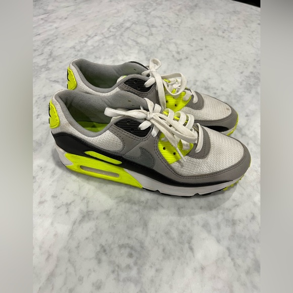 Nike Air Max 90 Neon Sneakers GUC - Picture 5 of 11
